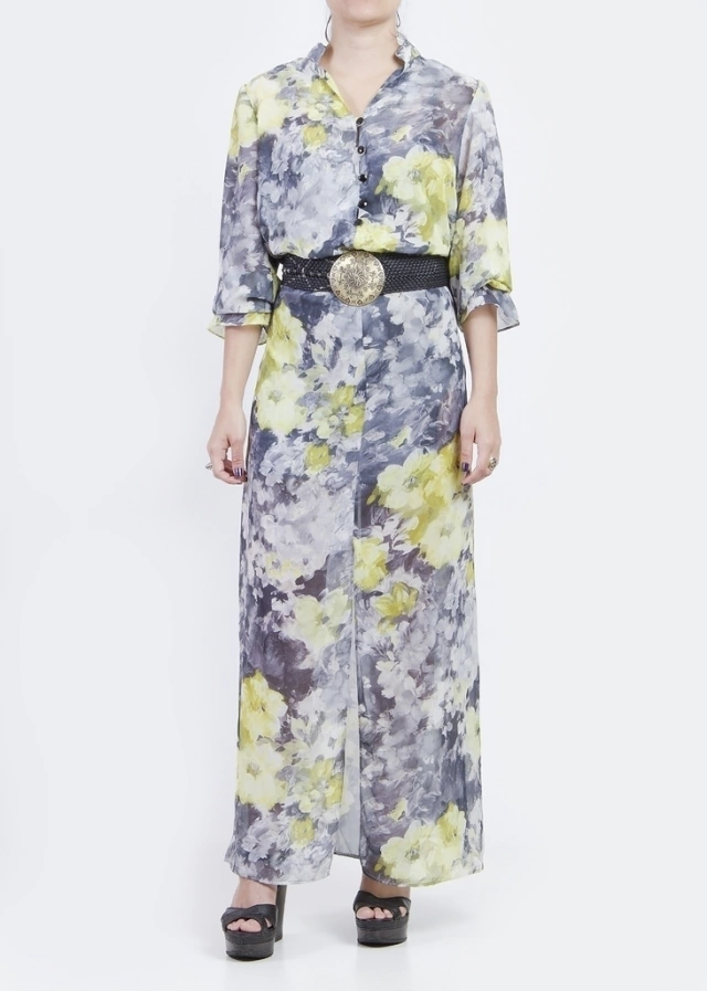 Vestido Floral Longo Belle&Bei Sob medida