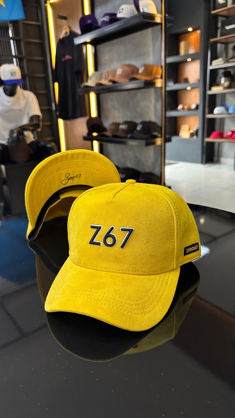 BONÉ SNAPBACK COLEÇÃO TRÊS LAGOAS - AMARELO SUEDE - comprar online