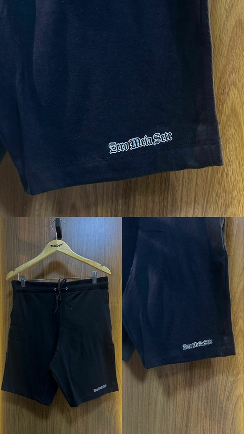 SHORT MALHÃO BASICO ZERO67 - PRETO - comprar online