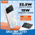 Cargador Portatil Carga Inalámbrica + Usb / Usb C 10000mah - Tienda Online- www.mikeshop.com.ar