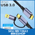 Cable Usb-c Y Adaptador Usb-a A Micro B 3.0 5gbps 1.5m Nylon en internet