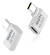 Conector Usb C 4.0 Macho 90° L A Usb C Hembra 40gbps Celu Pc