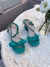 Sandalias Coquette Verde - El Cuartito Zapatos