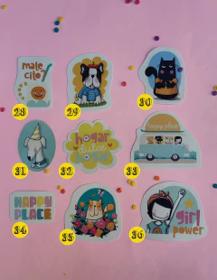 Promo x 5 STICKERS vinilo - comprar online