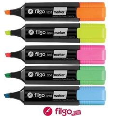 RESALTADOR FILGO CHATO AMARILLO/FUCSIA/VERDE/CELESTE/VIOLETA/NARANJA en internet