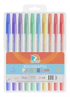 LAPICERA COLOR EZCO PASTEL X10 - comprar online
