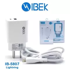 CARGADOR IPHONE 5.8A IBEK 5807