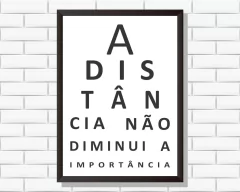 Quadro A distância não diminui a importância na internet