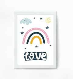 Quadro Infantil Arco Íris - comprar online