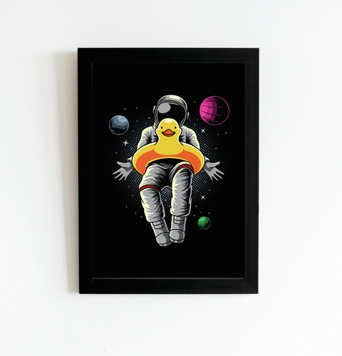 Quadro Astronauta com bóia