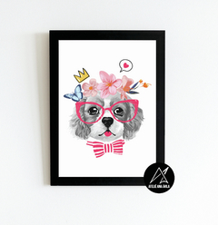 Quadro Cãozinho Fofo na internet
