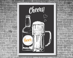 Quadro Cerveja Cheers na internet