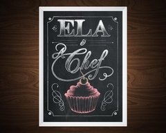 Quadro Ela é a chef