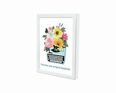 Quadro Máquina de Escrever (Escreva sua própria história) - comprar online