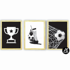 Quadros Futebol - Ateliê Ana Ávila