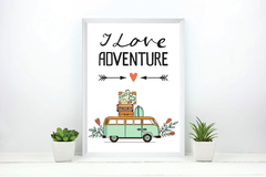 Quadro I love adventure