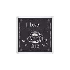 Quadro I love coffee - comprar online