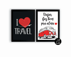 Kit Quadros Viagem