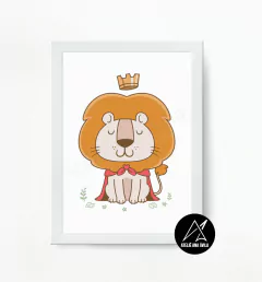 Quadro Infantil Leão