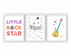 Quadros Infantis Little Rock Star - comprar online