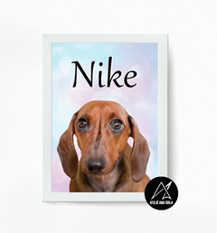 Quadro Personalizado Cachorro - Ateliê Ana Ávila