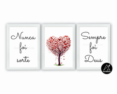 Quadros Nunca foi sorte Sempre foi Deus - comprar online