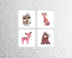 Quadros Infantis Animais - comprar online