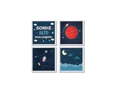 Quadros Espaço Sonhe alto nosso Pequeno na internet