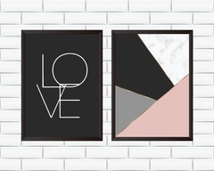 Quadros Abstrato e Love
