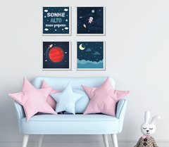 Quadros Espaço Sonhe alto nosso Pequeno - comprar online