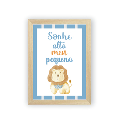 Quadro Sonhe Alto Meu Pequeno - comprar online
