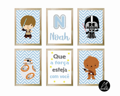 Quadros Infantis Star Wars Menino - comprar online