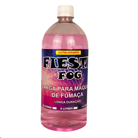 Líquido Fumaça Máquina Aroma Menta 1 Litro Fiesta Fog