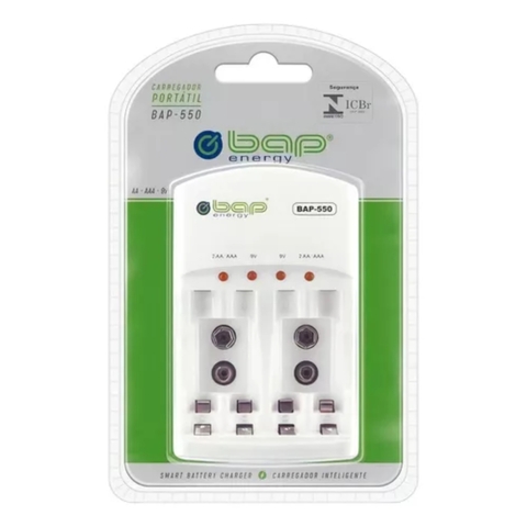 Carregador De Pilhas Sem Pilhas Bap Energy Bap-550