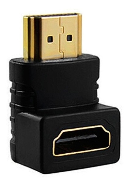Adaptador Hdmi Macho x Hdmi Fêmea 90 Graus Pix