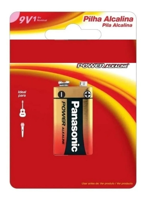 Bateria Panasonic 9V P/Violão / Microfone