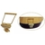 Cordal afirmador de cordas deval dourado violao 6 cordas - comprar online