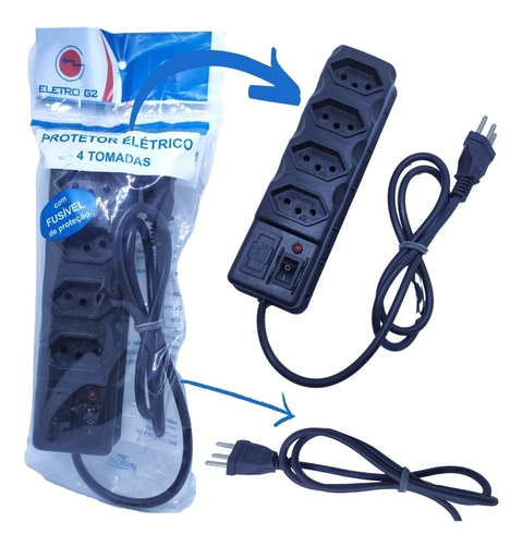 FILTRO DE LINHA 4 ENTRADAS ELETRO G2