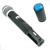 Microfone Duplo De Mão Sem Fio Com Receptor Pix UHF - comprar online