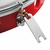 Pandeiro 10 Torelli Corpo Abs Vermelho Pele De Nylon + Chave - comprar online
