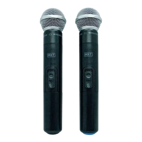 MICROFONE S/ FIO MXT DUPLO UHF 302 54.1.119