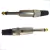 Plug P10 Mono Metal Ponta Gold PR Mesas De Som/Amplificador - loja online