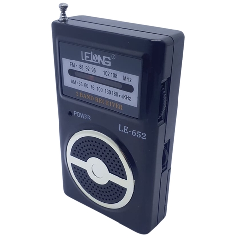 Mini Rádio Am E Fm Portátil De Bolso Com Fone De Ouvido