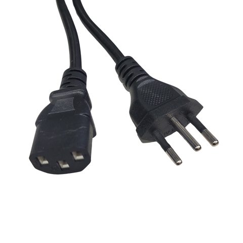 Cabo De Força Energia Tripolar P/ Fonte Monitor Pc 110v/220v