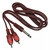 Cabo P10 Mono Para 2 Rca 1,8mts Profissional Áudio