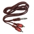 Cabo P10 Mono Para 2 Rca 1,8mts Profissional Áudio - comprar online