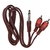 Cabo P10 Mono Para 2 Rca 1,8mts Profissional Áudio - Mix Acessorios e Música