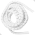 Organizador De Fio 6.4mm Branco 3mt na internet
