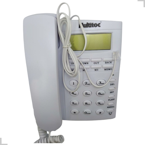 Telefone Com Fio Multitoc Office ID Com Viva Voz Branco