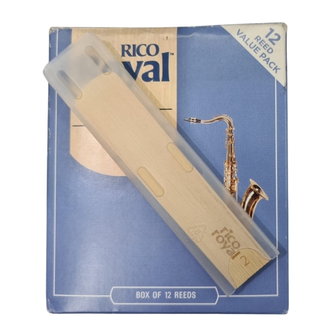 PALHETA PARA SAX TENOR 2 RICO ROYAL TRADICIONAL UNIDADE